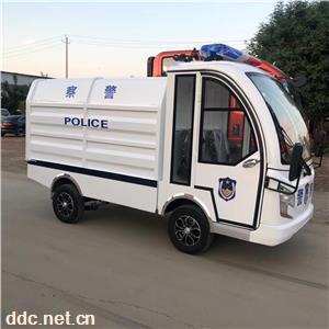  凯驰带门封闭式电动货运车 电动搬运车